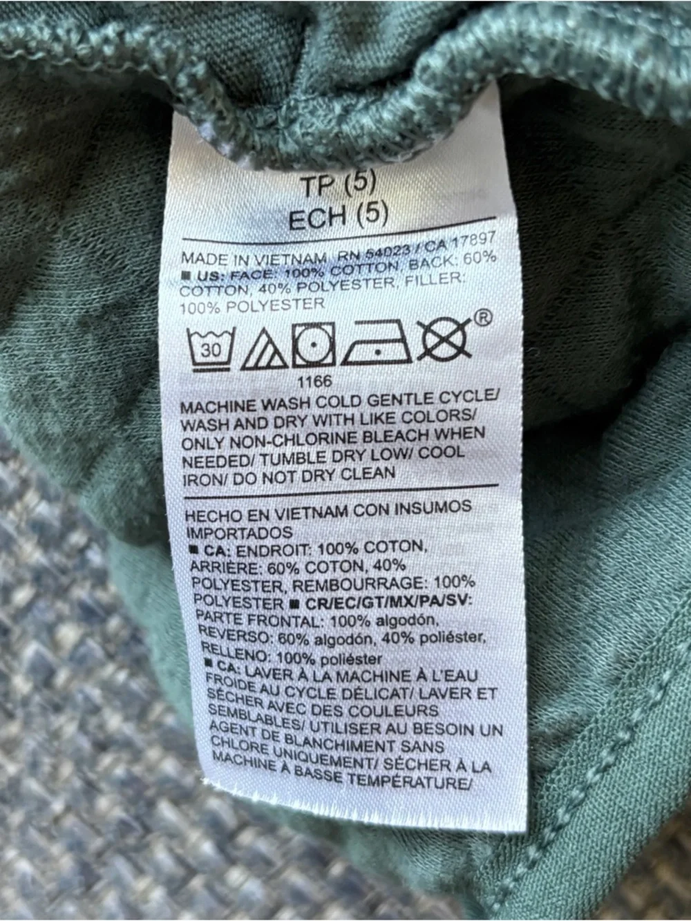 Old Navy Kids Green Quilted Knit Quarter Snap Pullover Sweater | Size XS (5)